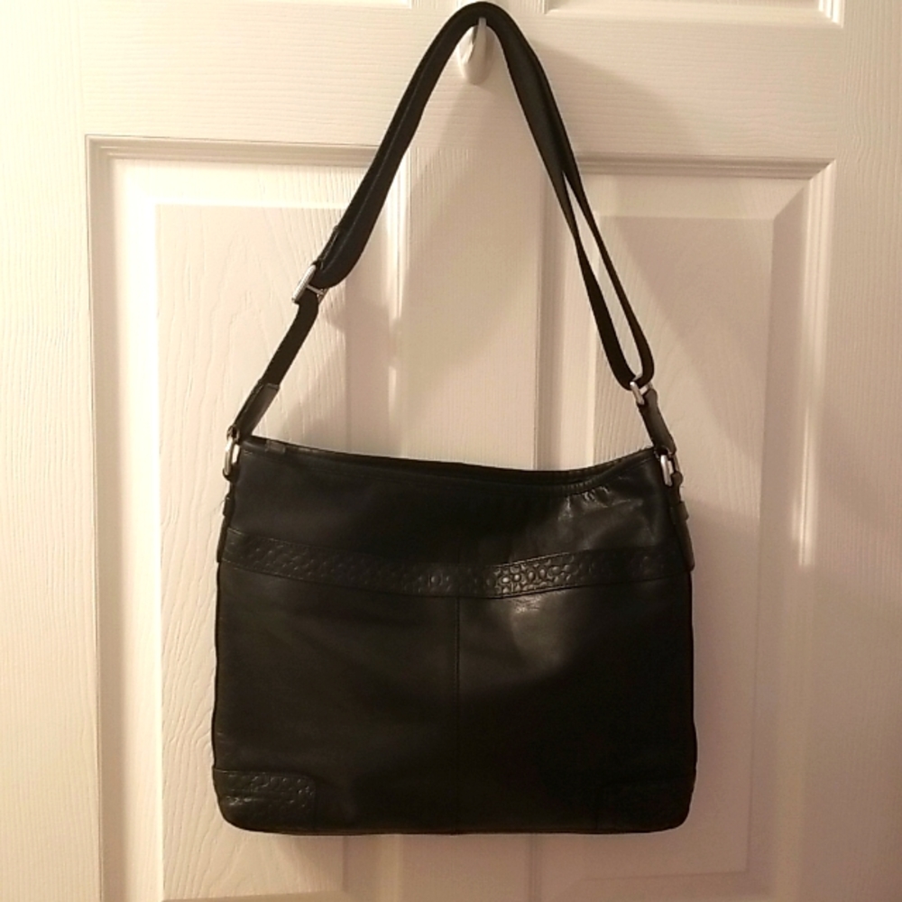 Leather Coach bag